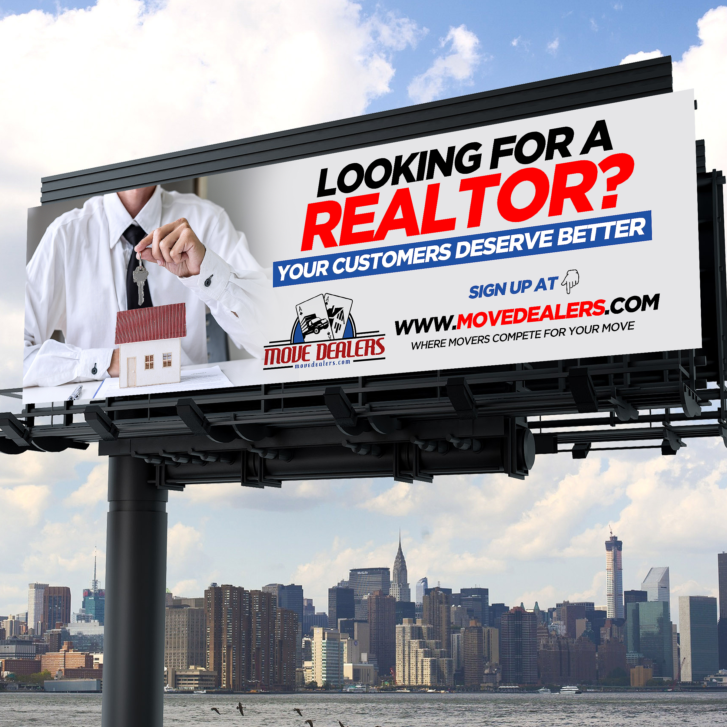 Billboard Design by Designers Hub for Movedealers.com | Design #28504477