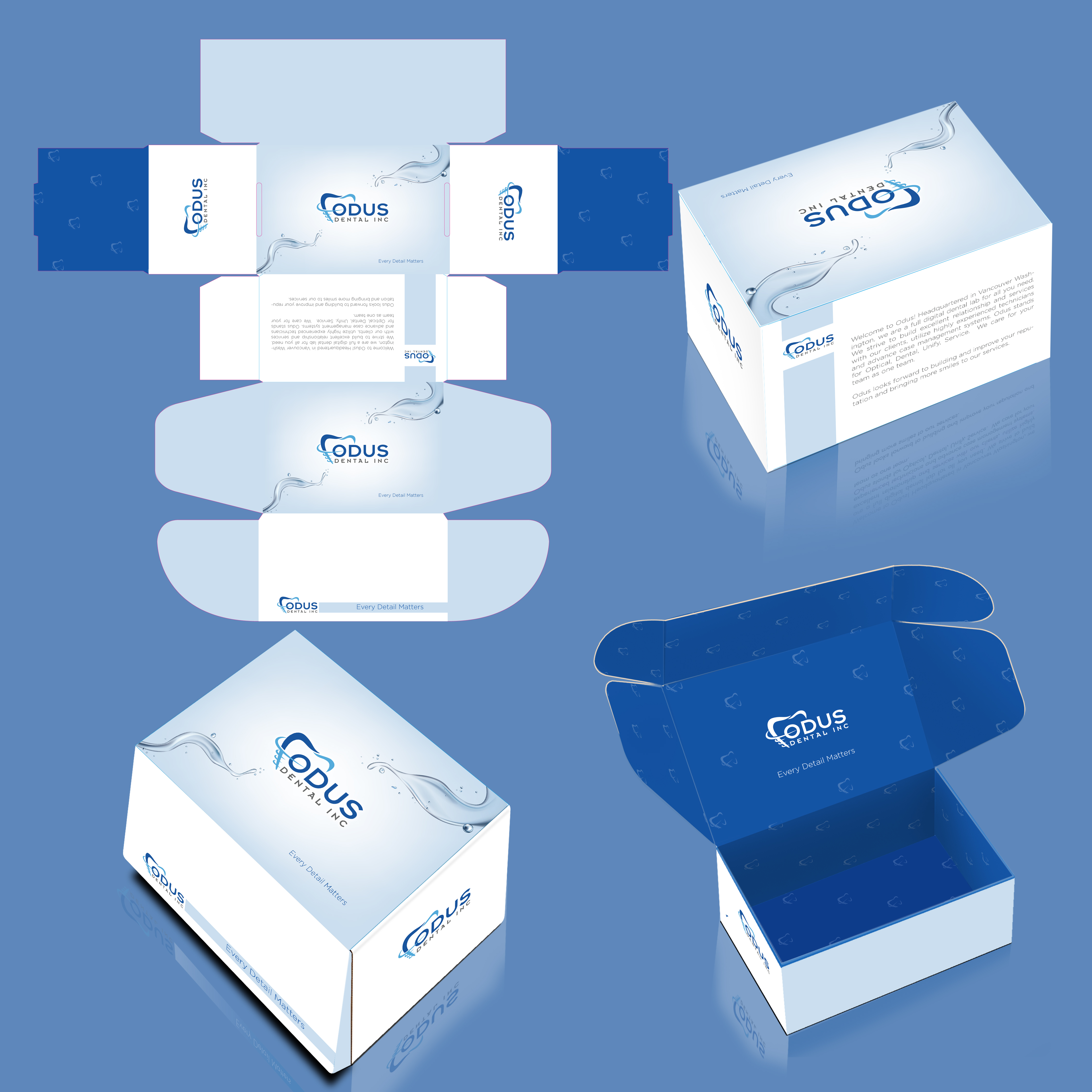 Diseño de Empaque por Sajal Samaddar para ODUS Dental Services Inc. | Diseño #28605673