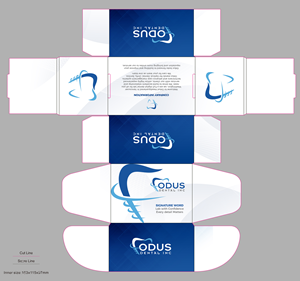 Dental Lab Delivery Box Design 163x115x97mm | Verpackungs-Design von SAI DESIGNS