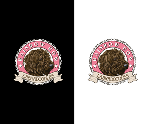 Rainbow Row Labradoodles | Logo-Design von Kavth