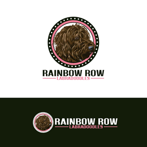 Logo Design by PsyPen for Rainbow Row Labradoodles, LLC | Design: #28506595