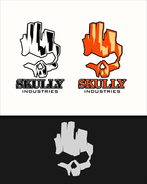 Logo Design by almatino for SKULLY INDUSTRIES | Design #28515281