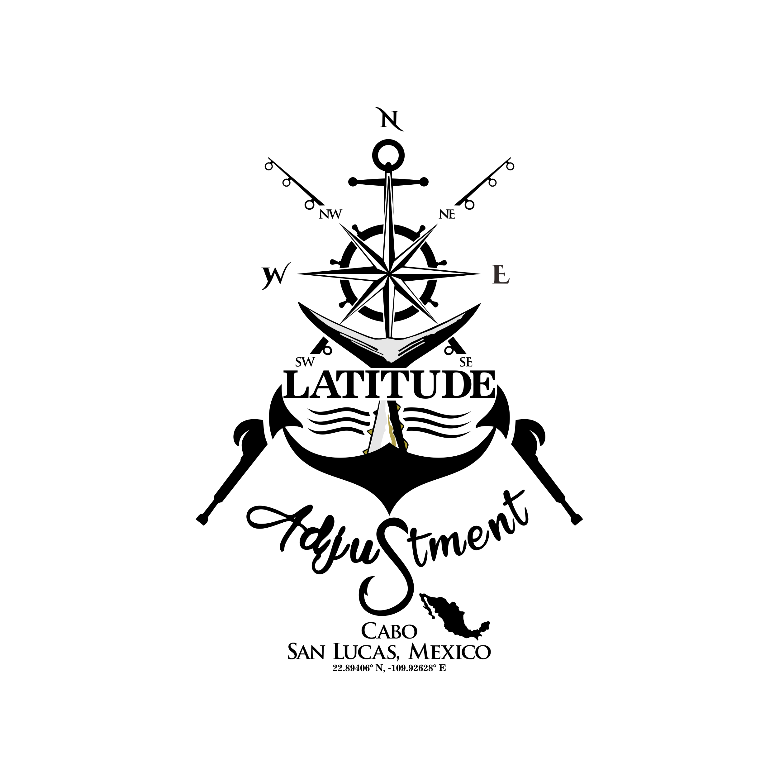 T-shirt Design by luckdesign for Latitude Adjustment | Design #28522960