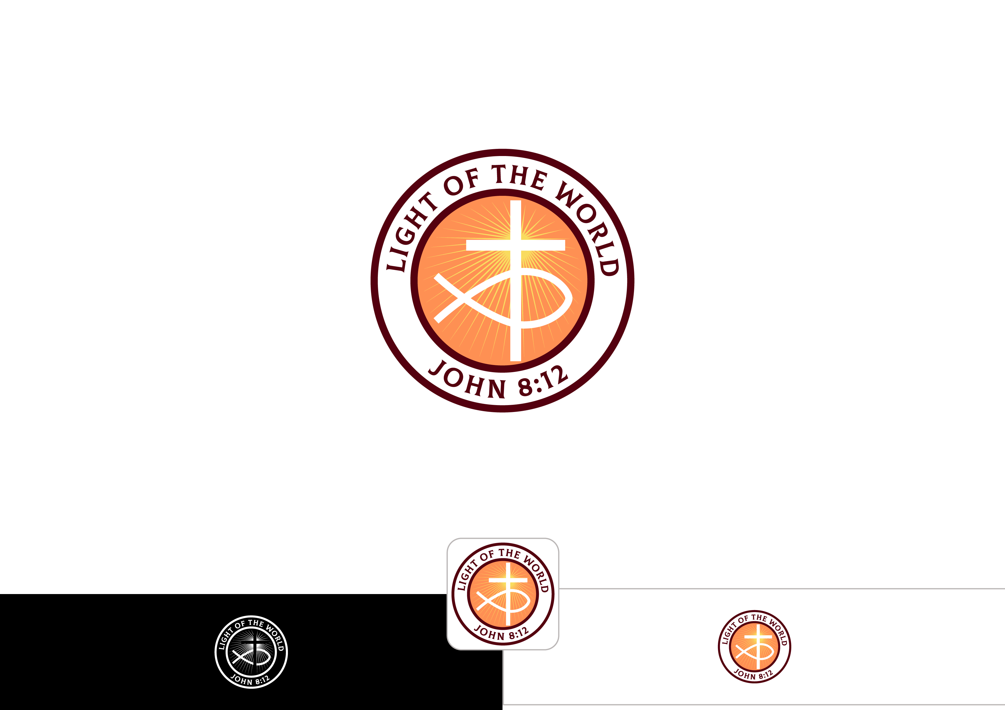 Logo Design by ~idiaz~ for Light of the World Ministries | Design #28532002