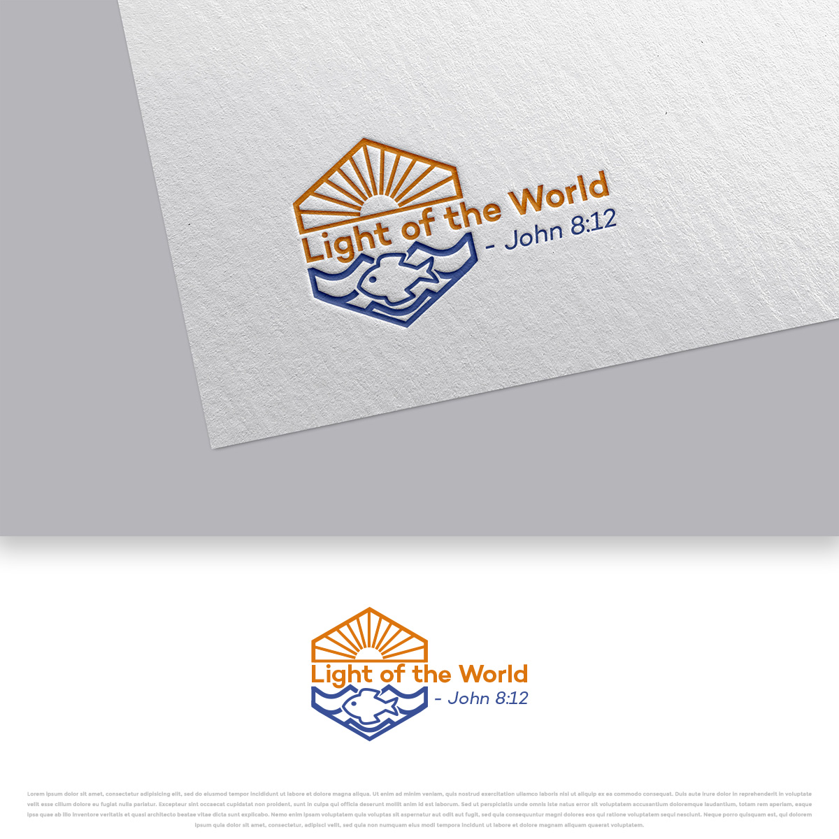Logo Design by DesignDUO for Light of the World Ministries | Design #28524671