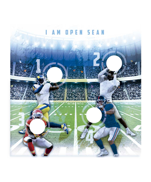 Quarterback Target Board Graphic | Design Graphique par Luca™