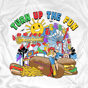 Queen City Exhibition - Turn Up The Fun! | T-shirt Design by Yakuza20