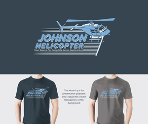 T-shirt Design by Oumazu for Johnson Helicopter | Design: #28527371