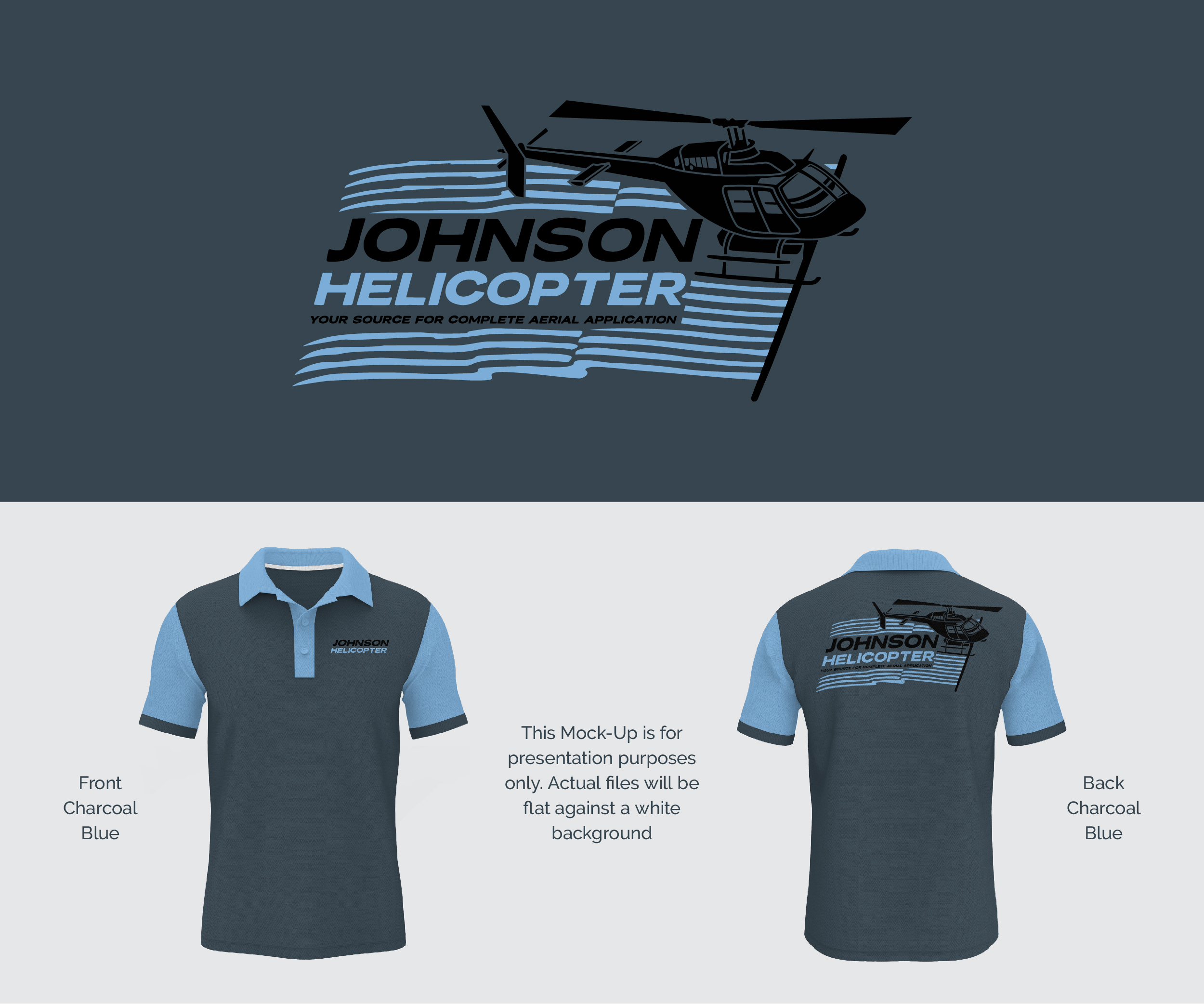 T-shirt Design by Oumazu for Johnson Helicopter | Design #28594271