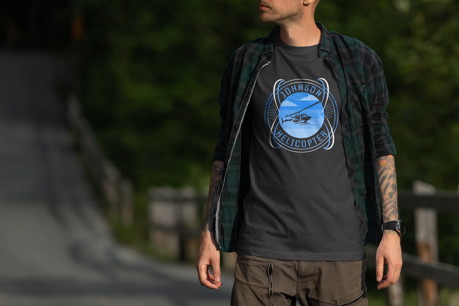 Design de T-shirt par Kero pour Johnson Helicopter | Design #28516949