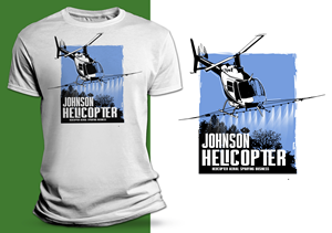 Johnson Helicopter shirt design | Diseño de Camiseta por SAI DESIGNS
