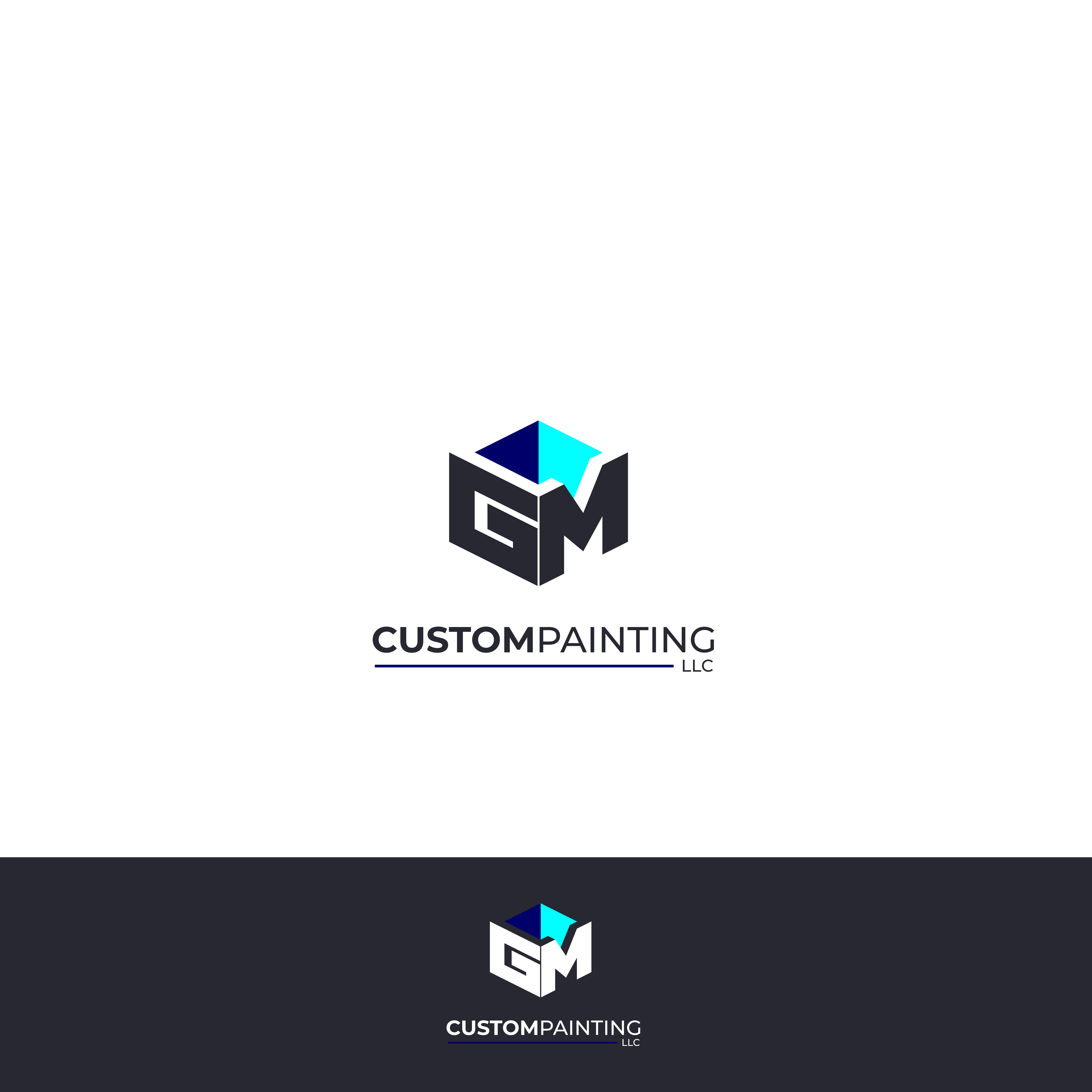 Logo Design by emmanuel 23 for GM CUSTOM PAINTING LLC  | Design #28518653