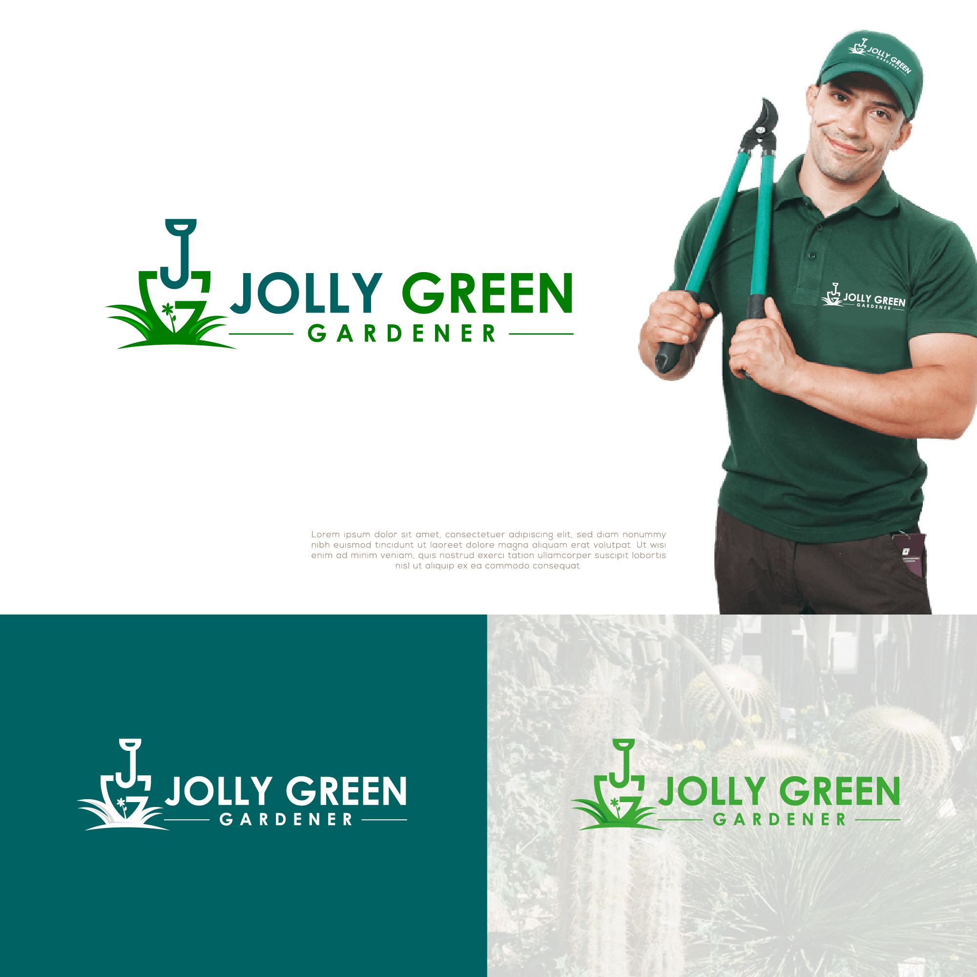 Logo Design by webeezine for Jolly Green Gardener | Design #28516085