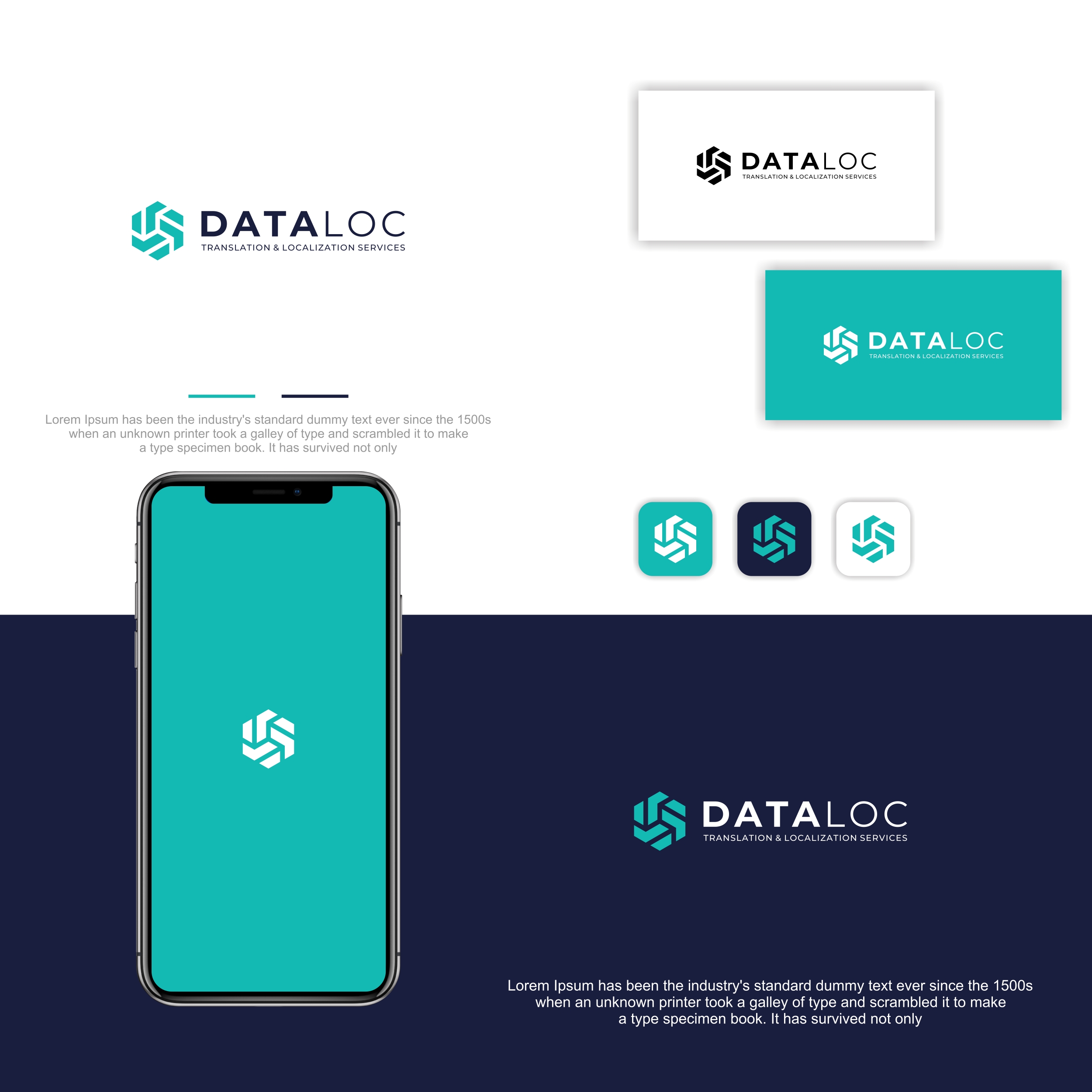 Logo Design by COBU for Dataloc - Serviços de Tradução e Localização, Unip | Design: #28530530