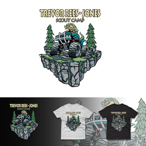TRJ Alligator driving an ATV | T-Shirt-Design von duatitik.std