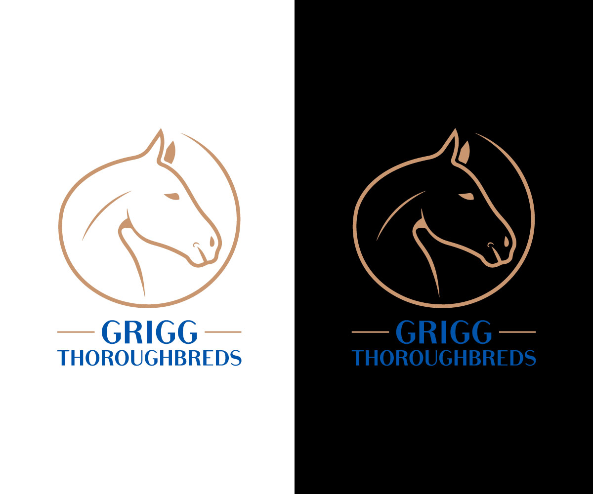 Logo Design by candycream for Grigg Thoroughbreds | Design #28523653