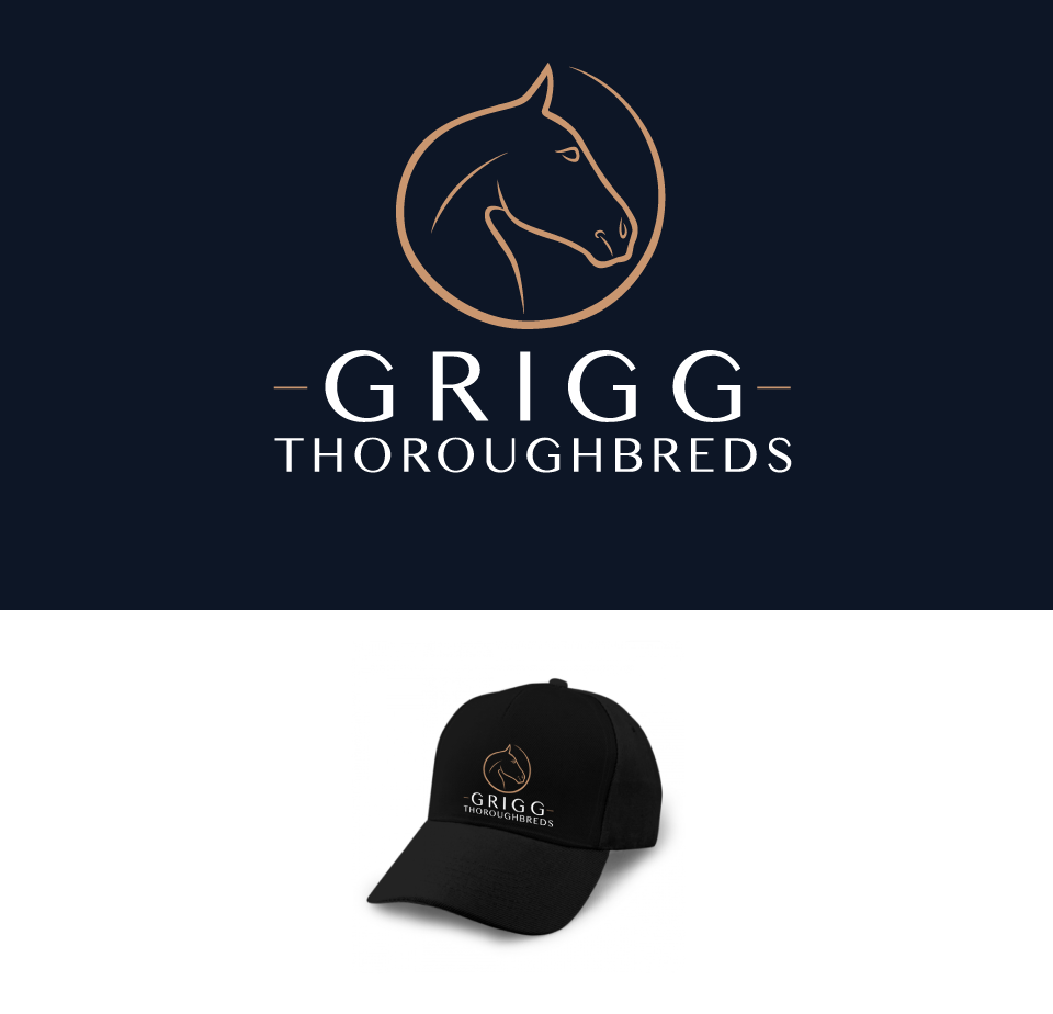 Logo Design by Enz67 for Grigg Thoroughbreds | Design #28523635