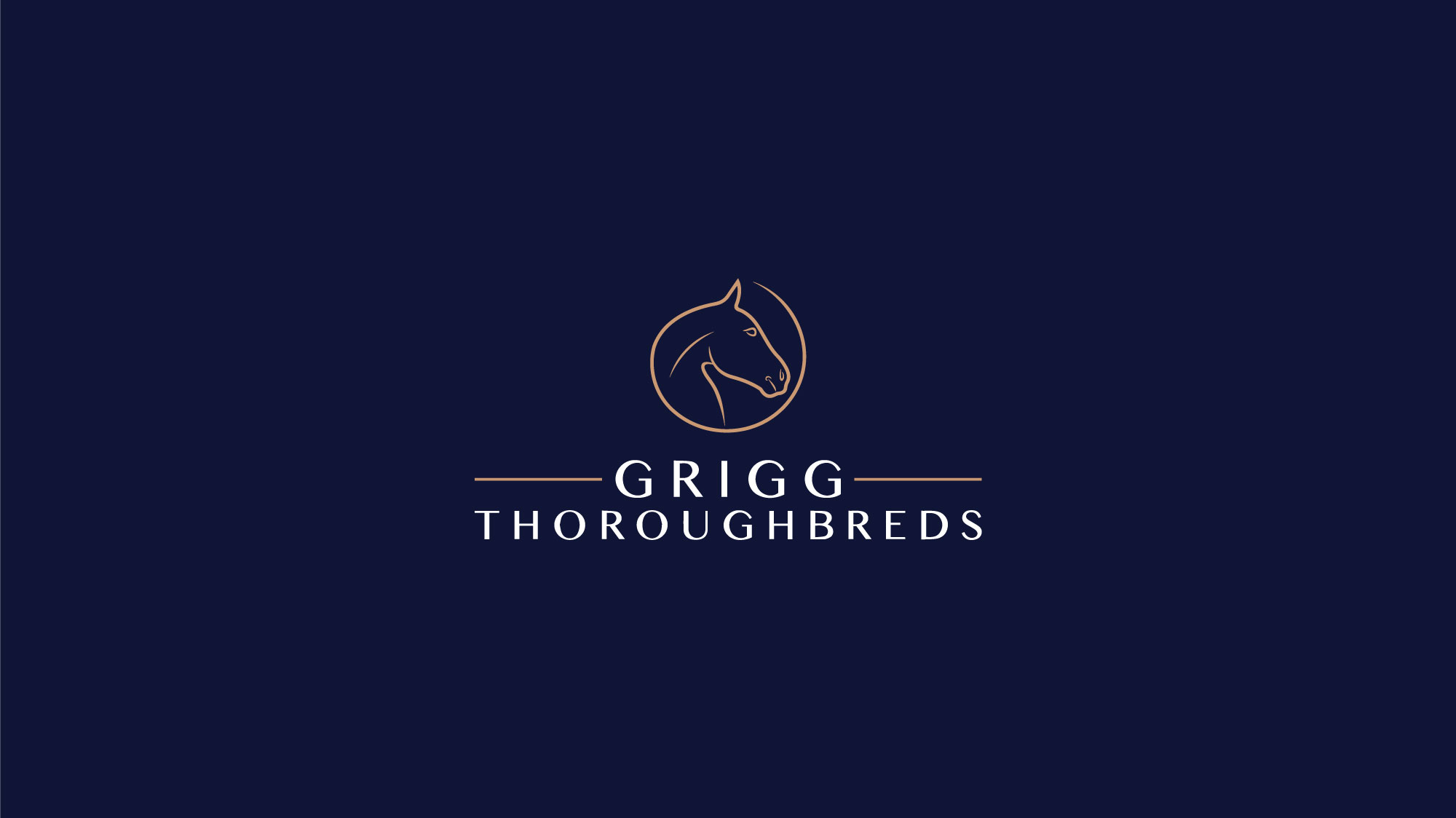 Logo Design by Barney Stinson for Grigg Thoroughbreds | Design #28520523