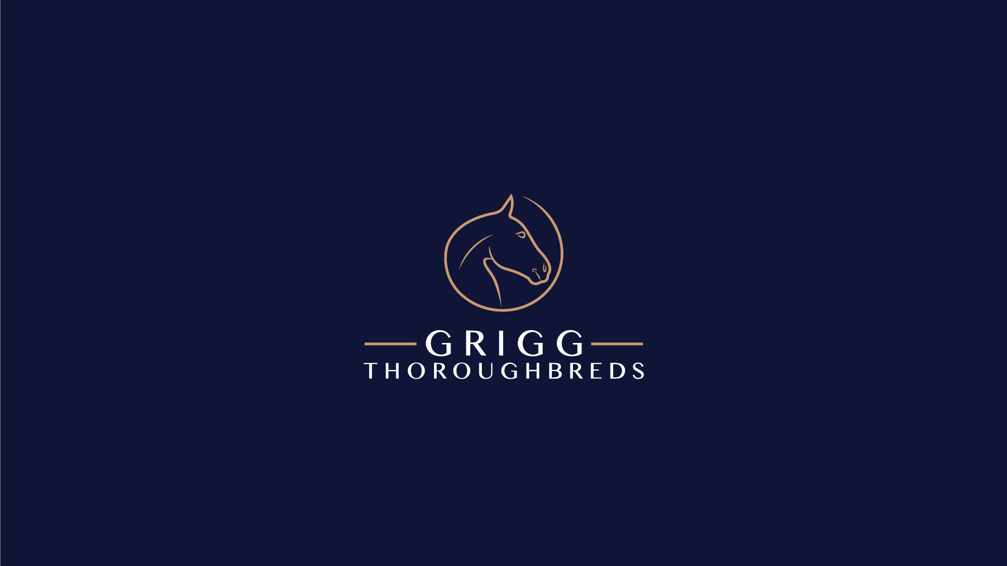 Logo Design by Barney Stinson for Grigg Thoroughbreds | Design #28522546
