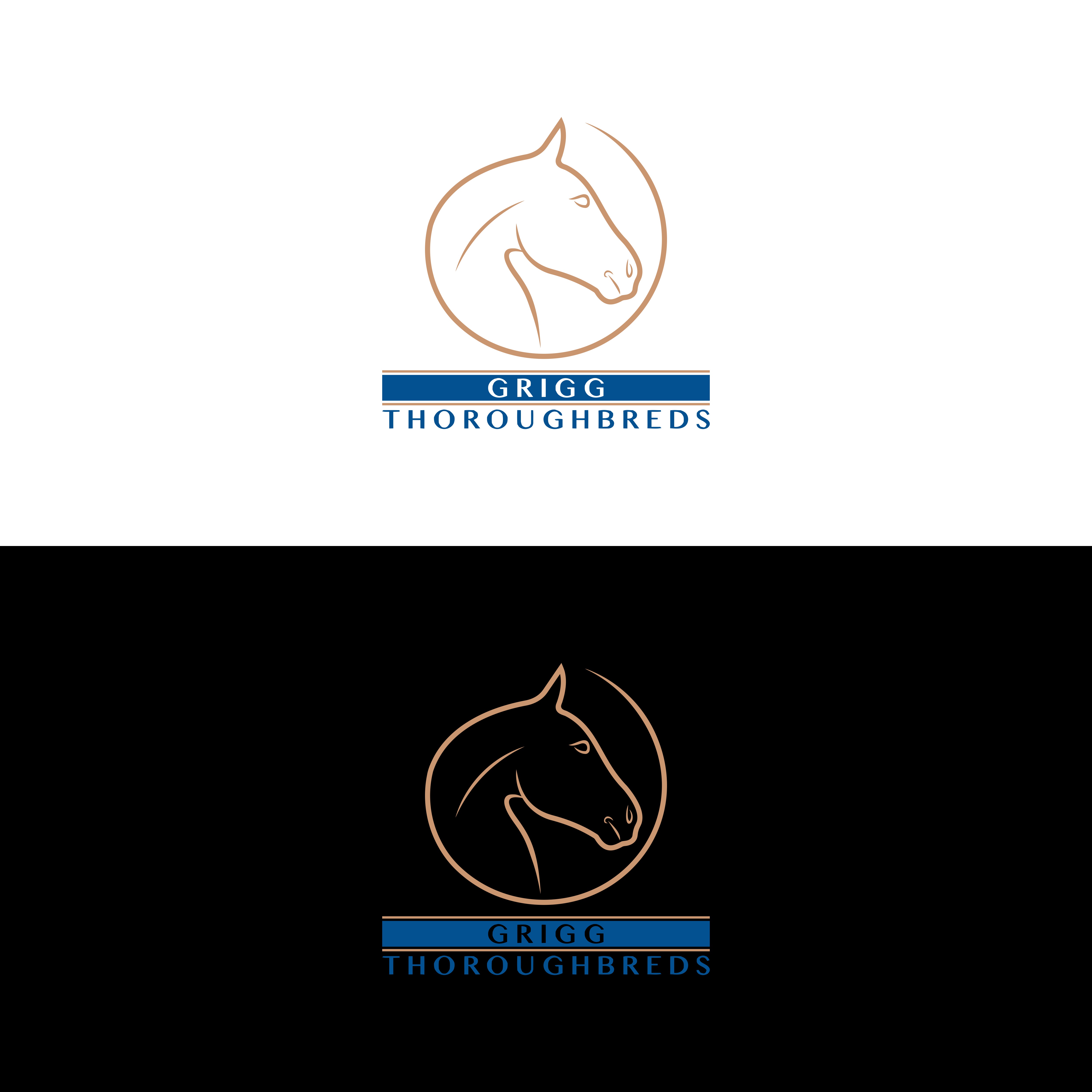 Logo Design by DadaVFC CreativeDesign for Grigg Thoroughbreds | Design #28523367