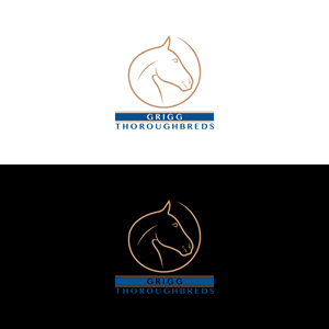 Logo Design by DadaVFC CreativeDesign for Grigg Thoroughbreds | Design: #28523367