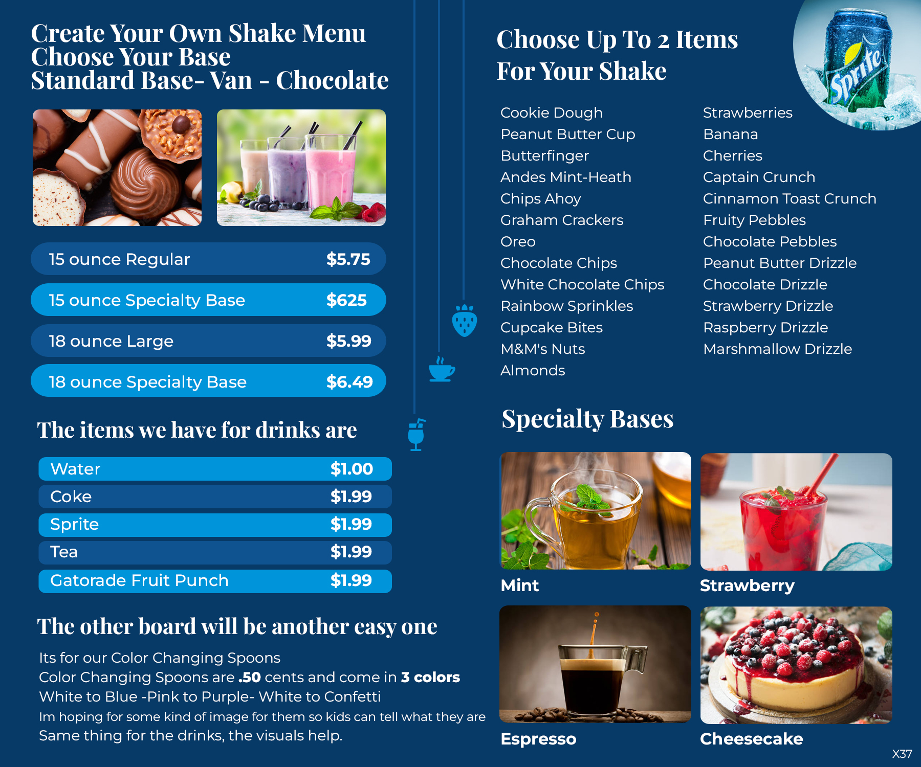 Menü-Design von pb für dieses Projekt | Design #28557644