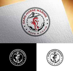 Logo Design by Logo Stock for Dark Horse Marine, LLC | Design: #28532120