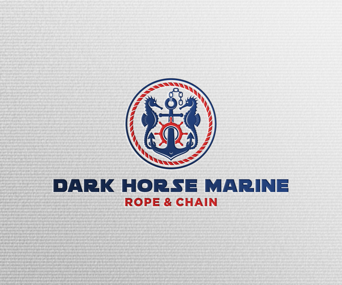 Logo Design by R1F4N for Dark Horse Marine, LLC | Design #28548861