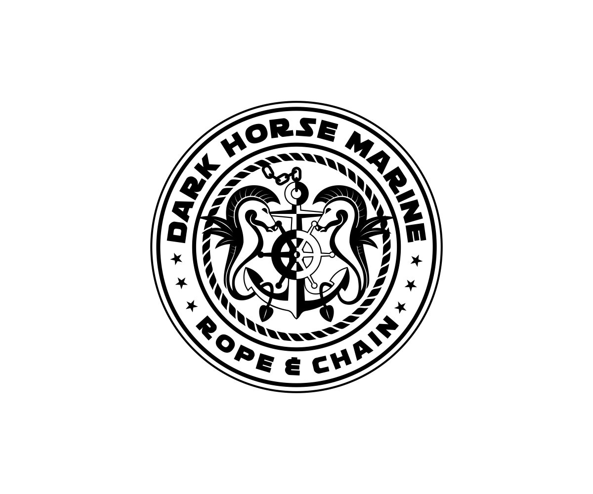 Logo Design by R1F4N for Dark Horse Marine, LLC | Design #28555894