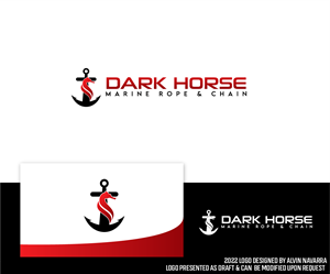Logo Design by alvinnavarra for Dark Horse Marine, LLC | Design: #28528691