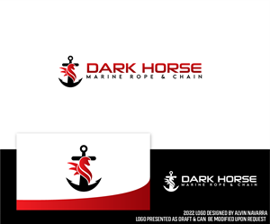 Logo Design by alvinnavarra for Dark Horse Marine, LLC | Design: #28551413