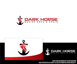 Logo Design by alvinnavarra for Dark Horse Marine, LLC | Design: #28551669