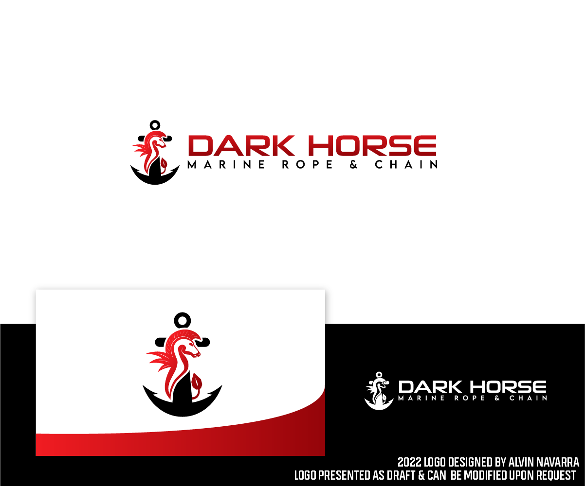 Diseño de Logo por alvinnavarra para Dark Horse Marine, LLC | Diseño #28659485