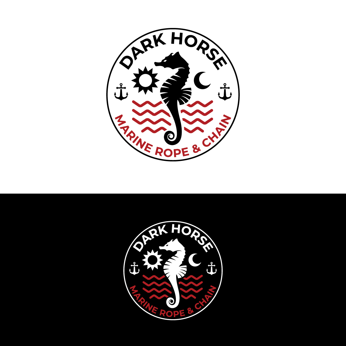 Diseño de Logo por brand maker para Dark Horse Marine, LLC | Diseño #28533411