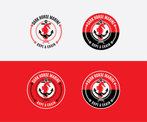 Logo Design by genzo for Dark Horse Marine, LLC | Design: #28548498