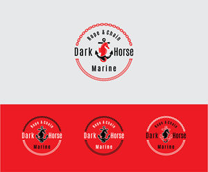 Logo Design by genzo for Dark Horse Marine, LLC | Design: #28550211