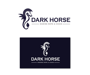Logo Design by CreativeFeather for Dark Horse Marine, LLC | Design: #28547752