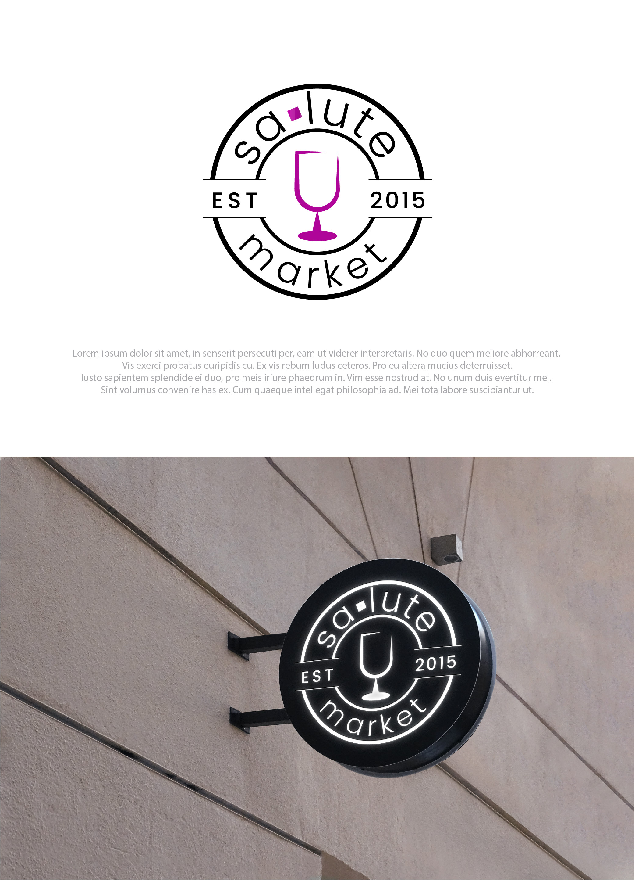 Logo-Design von farady für Salute Market  | Design #28583820