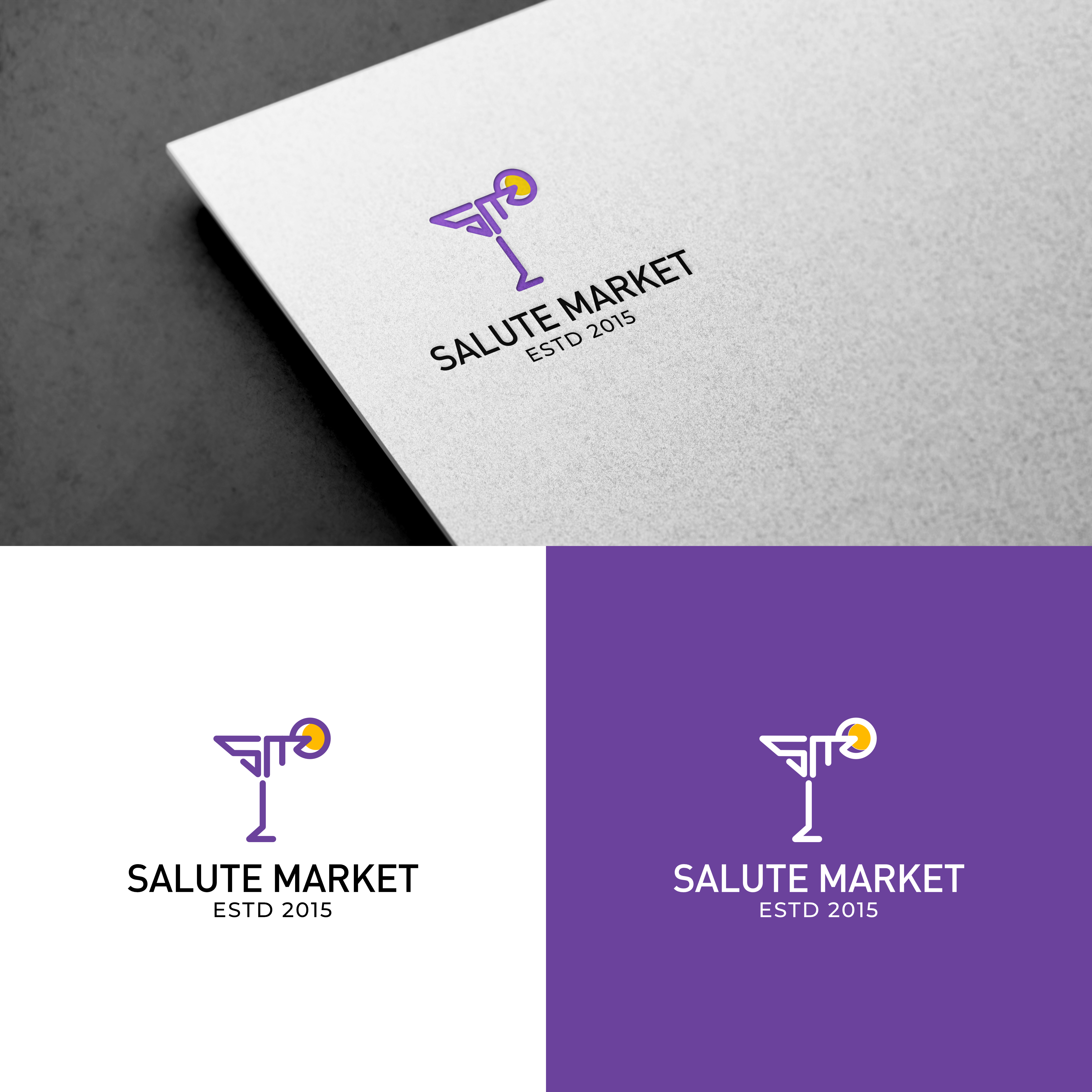 Logo Design by Omee for Salute Market  | Design #28528110