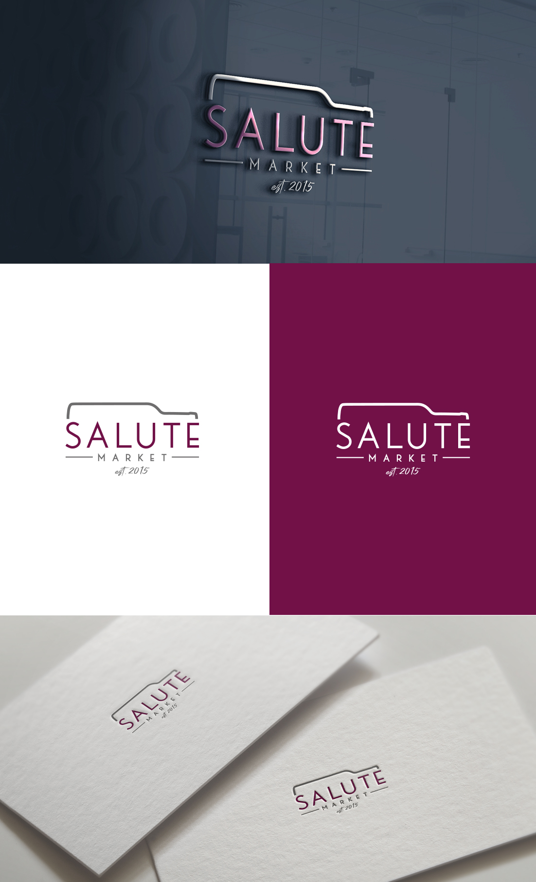 Logo Design by GLDesigns for Salute Market  | Design #28522073