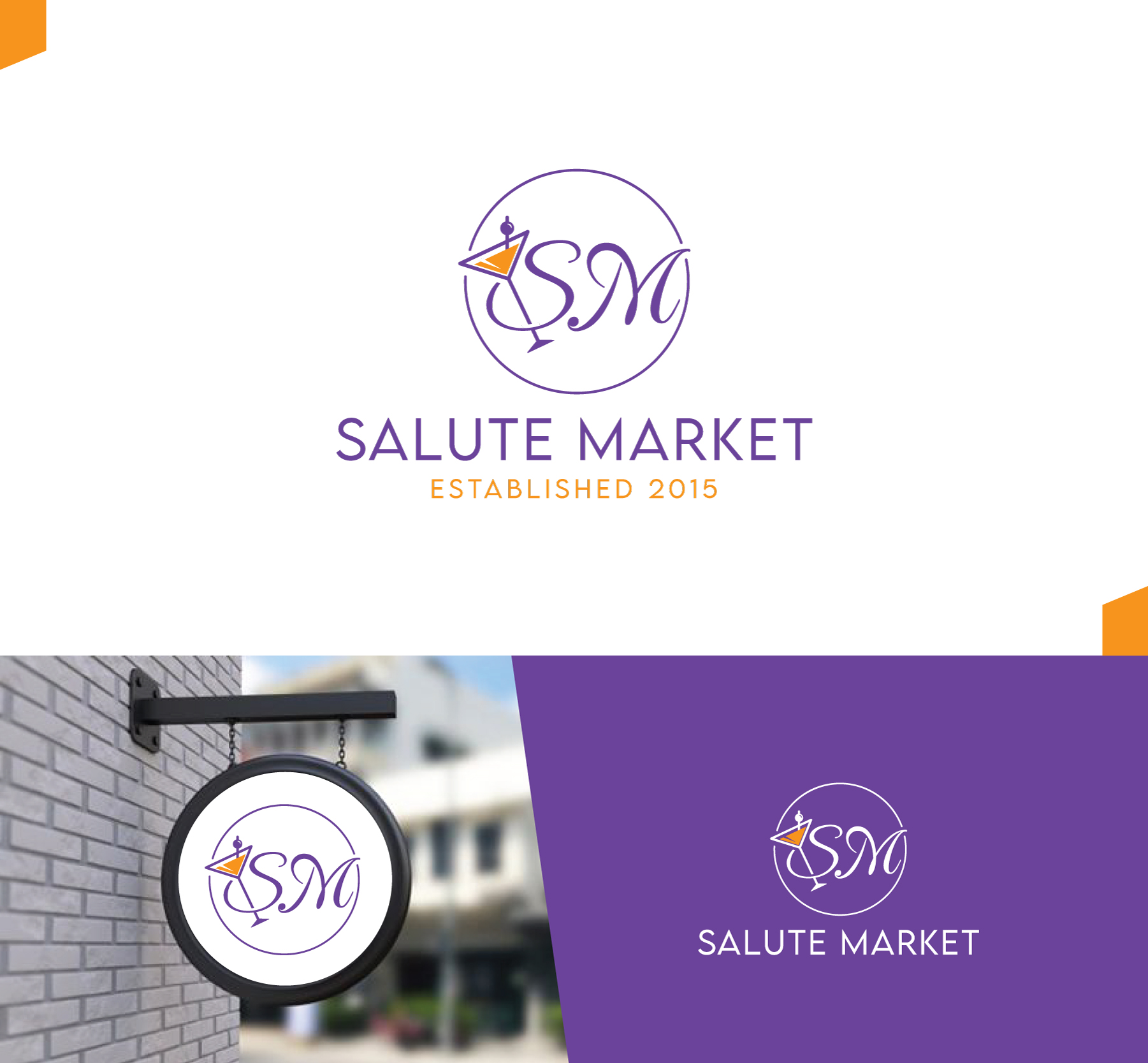 Logo Design by ecorokerz for Salute Market  | Design #28523688