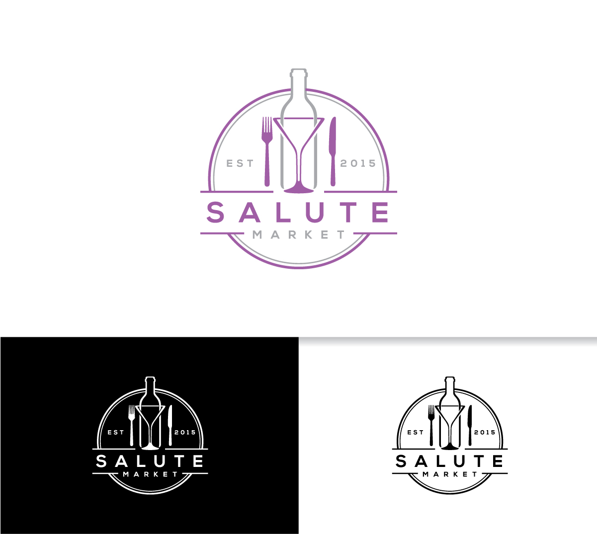 Logo-Design von step forward 2 für Salute Market  | Design #28585299