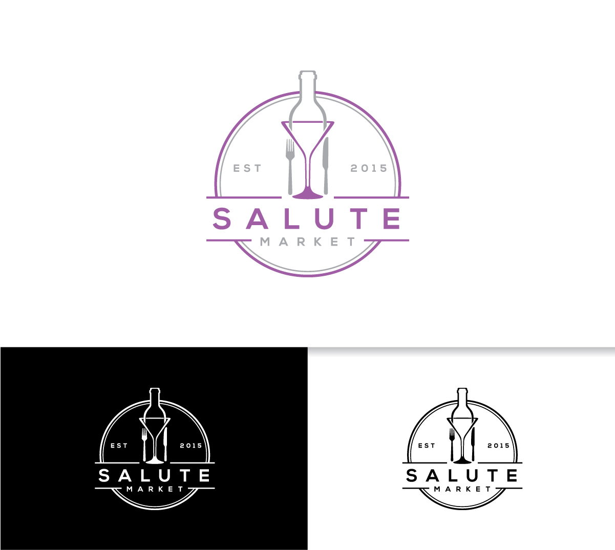 Logo Design by step forward 2 for Salute Market  | Design: #28727700