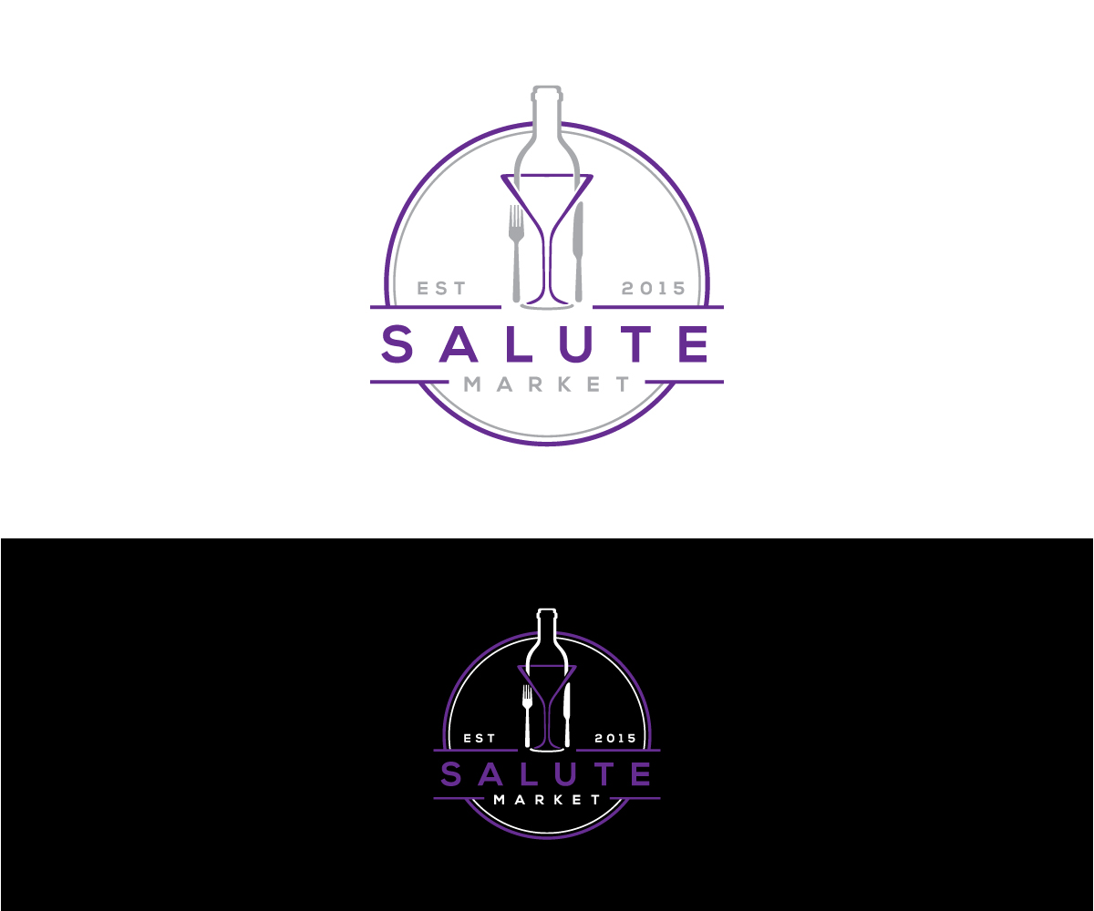 Logo-Design von step forward 2 für Salute Market  | Design #28806105
