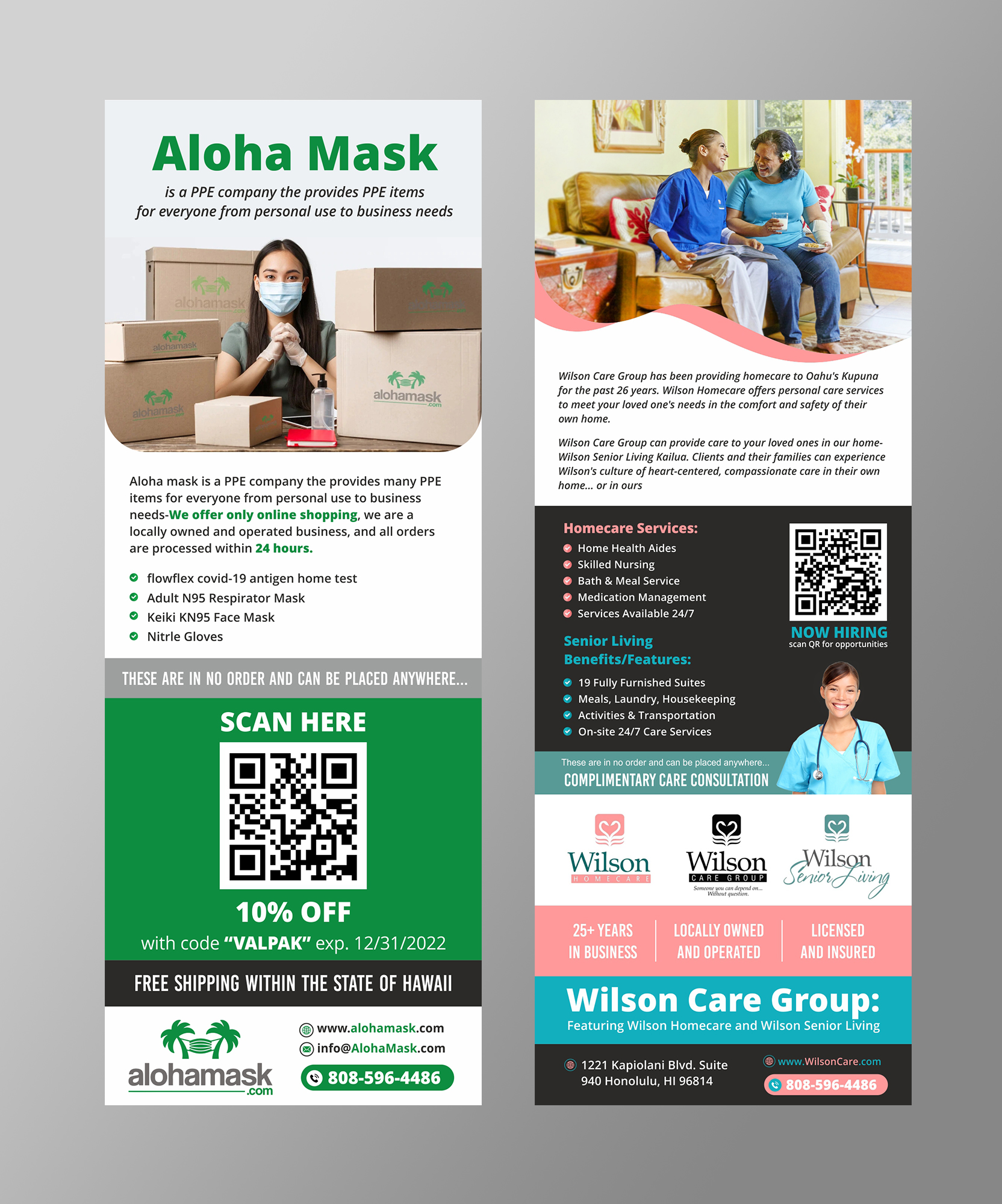 Flyer Design by KreativeMadz for Wilson Care Group | Design #28524447