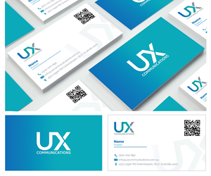 Diseño de Tarjeta de Presentación por Andrés Sebastián para UX Communications | Diseño #28530987