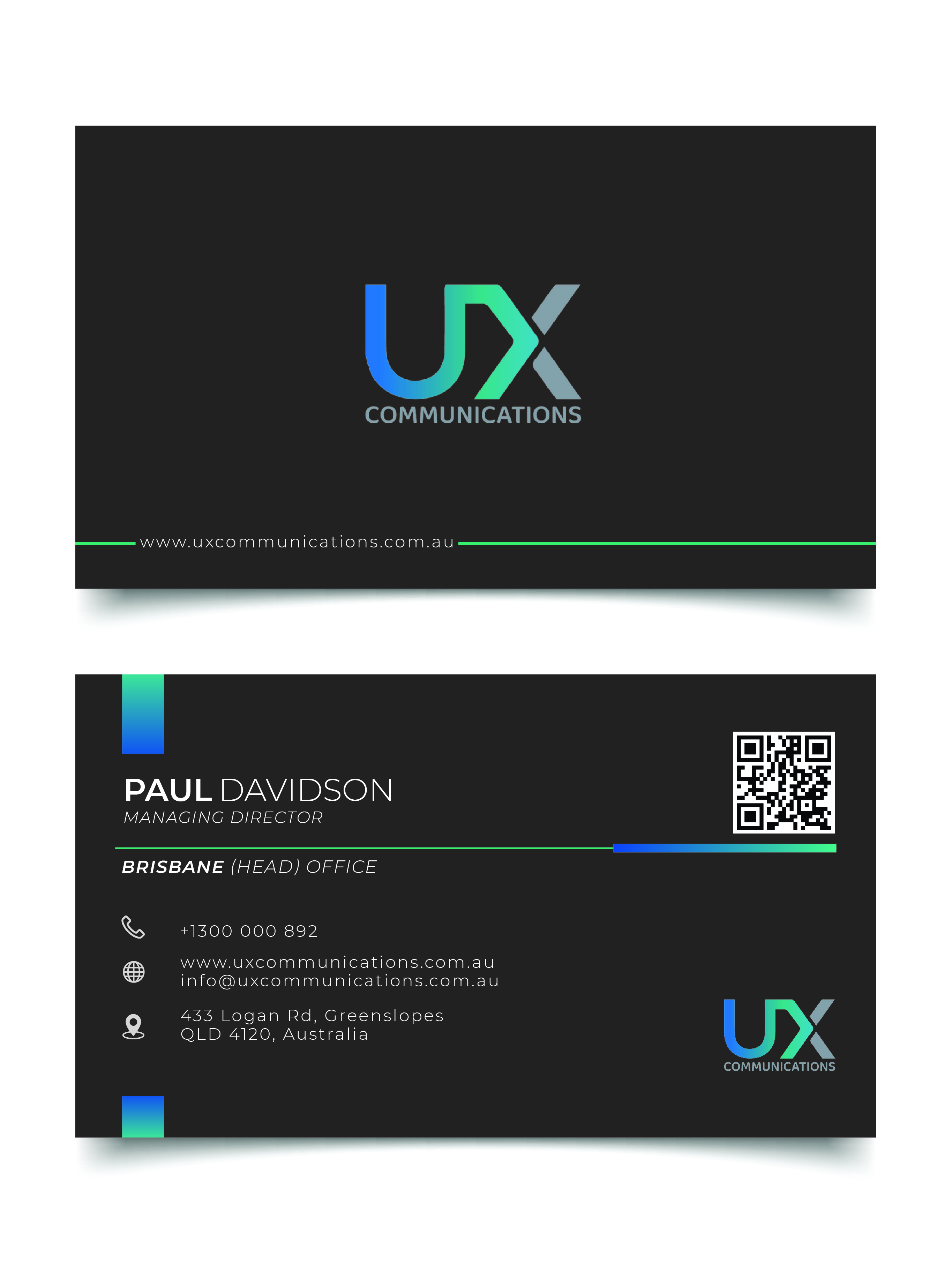 Diseño de Tarjeta de Presentación por Joy16589 para UX Communications | Diseño #28536799