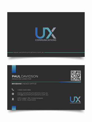 Diseño de Tarjeta de Presentación por Joy16589 para UX Communications | Diseño #28536799