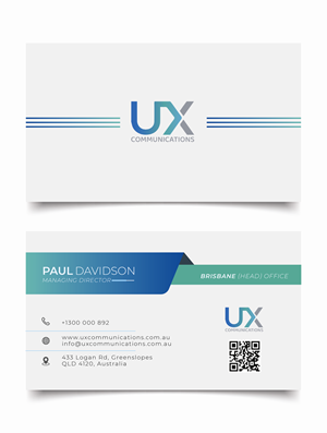 Business Card Design by Joy16589 for UX Communications | Design: #28536801
