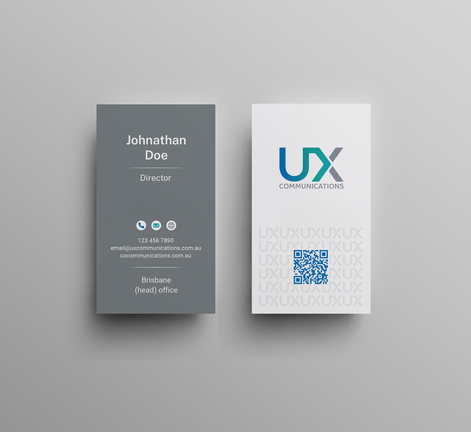 Business Card Design by JK18 for UX Communications | Design #28527897